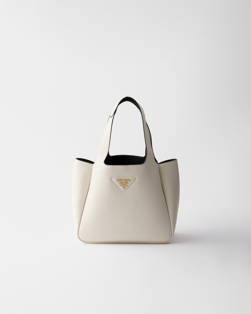 Small leather tote bag 1