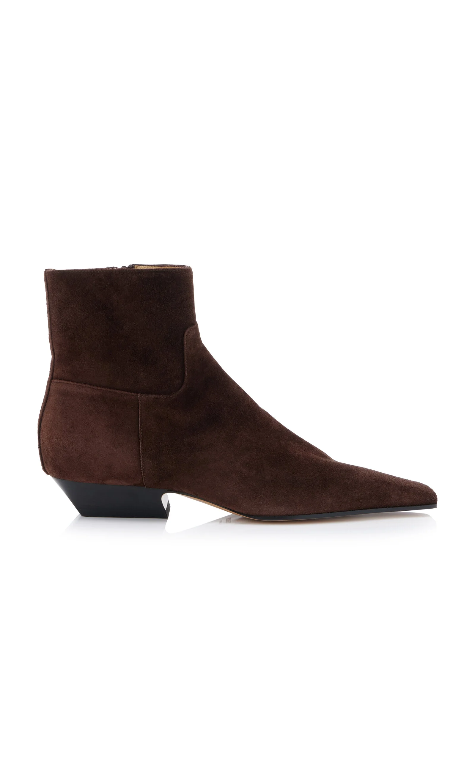 Marfa Classic Suede Ankle Boots brown - 1