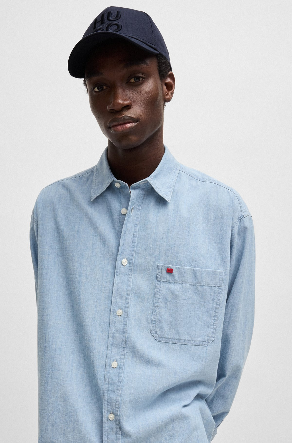 COTTON-TWILL CAP WITH EMBROIDERED LOGO - 4