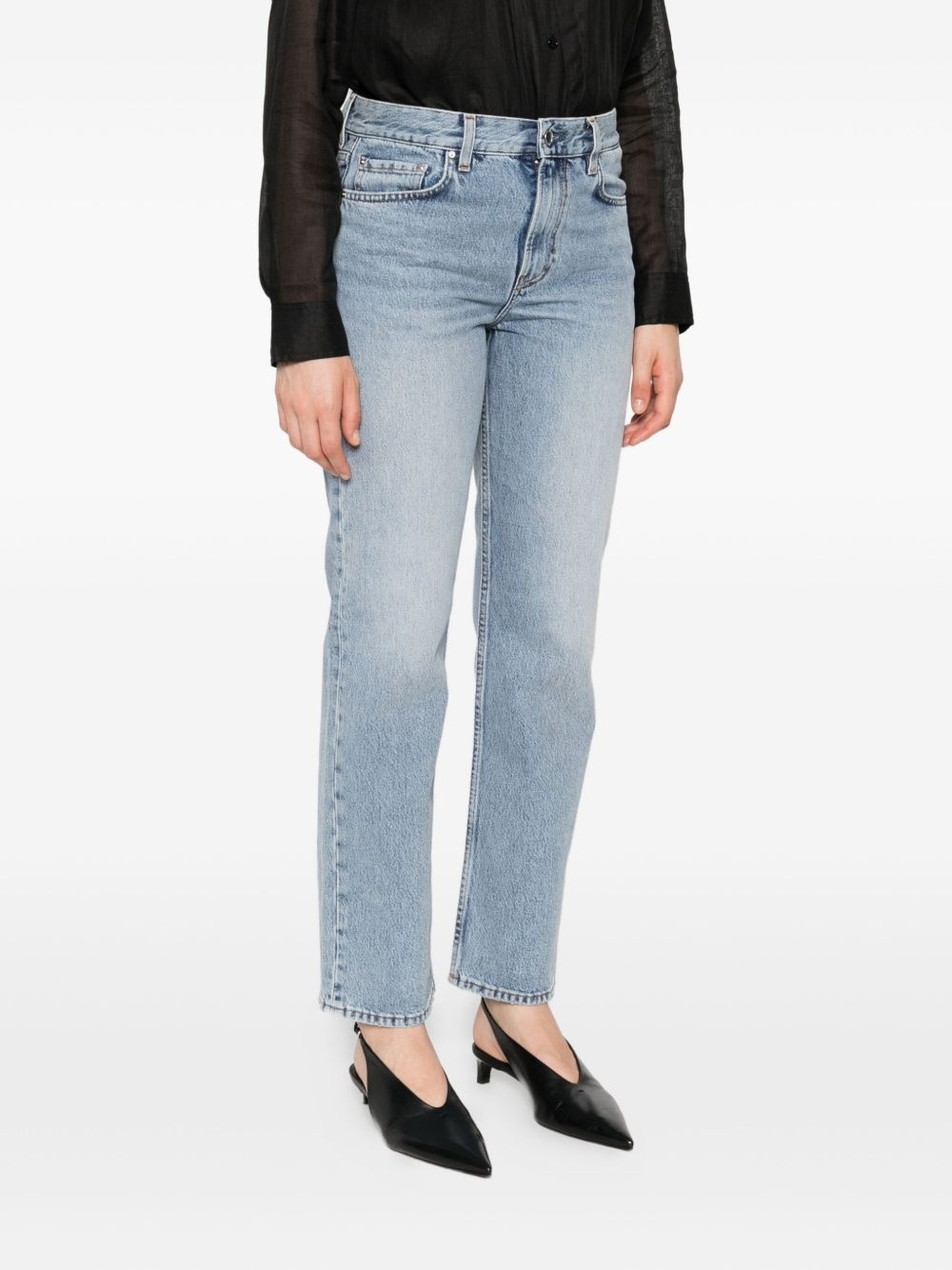 five-pocket organic-cotton jeans - 3