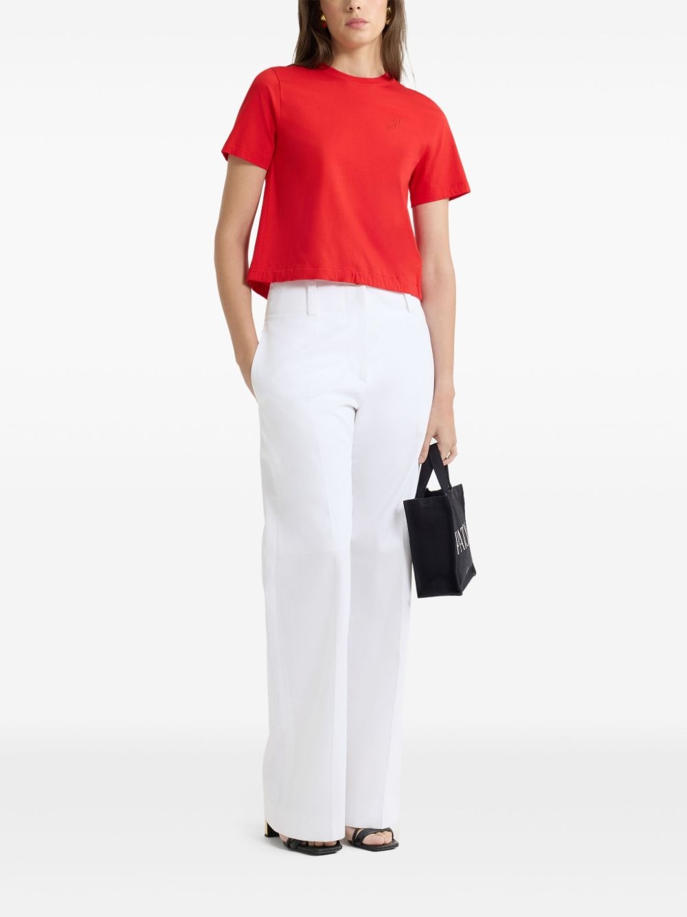 open-back T-shirt - 2