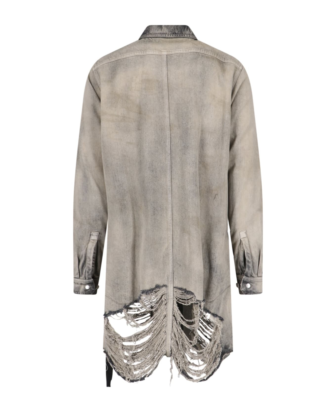 Denim Shirt 'mineral Fringed' - 2