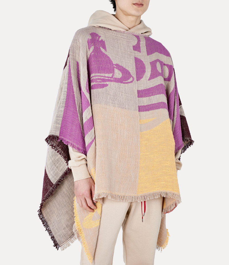 BUFFALO ORB CHECK PONCHO 7