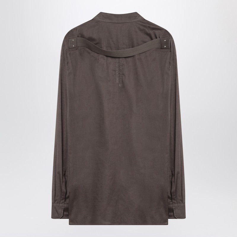 Rick Owens Dust-Coloured Cotton Shirt Men - 2