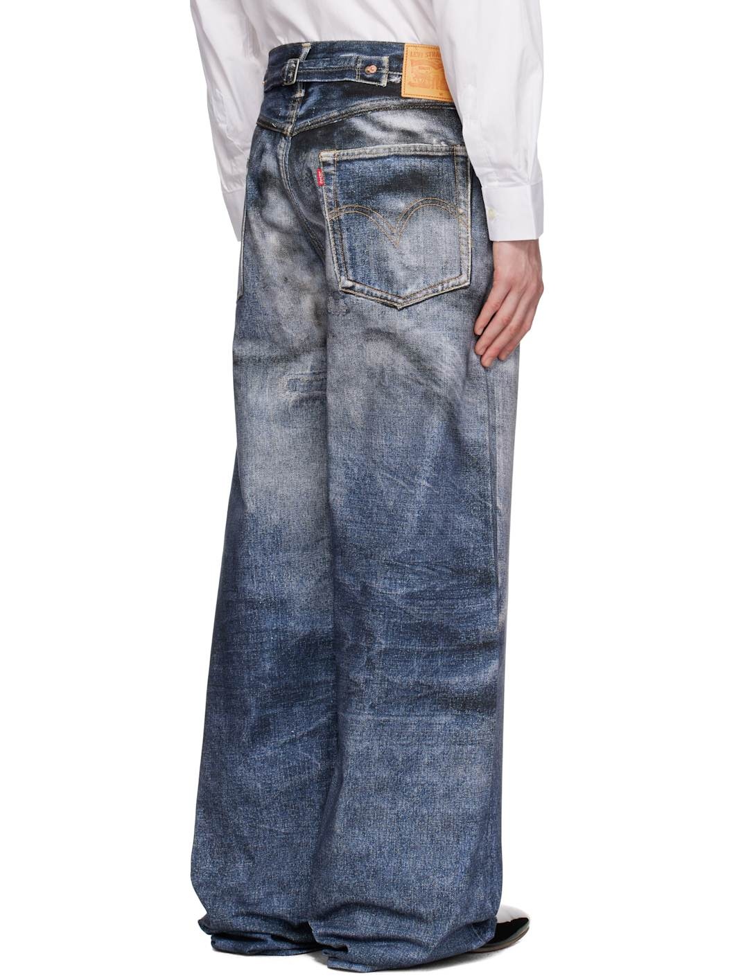 Junya Watanabe MAN Blue Levi's Edition Inkjet W Name