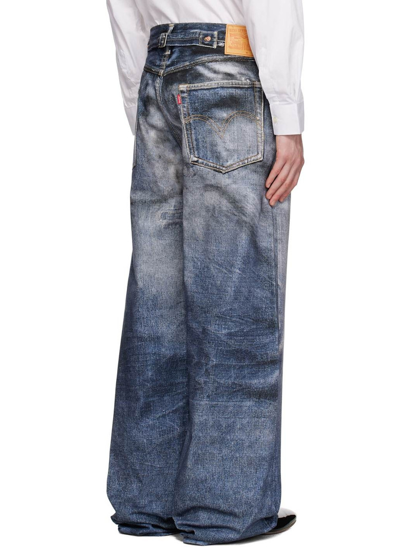 Blue Levi's Edition Inkjet W Name Berberjin Jeans 3