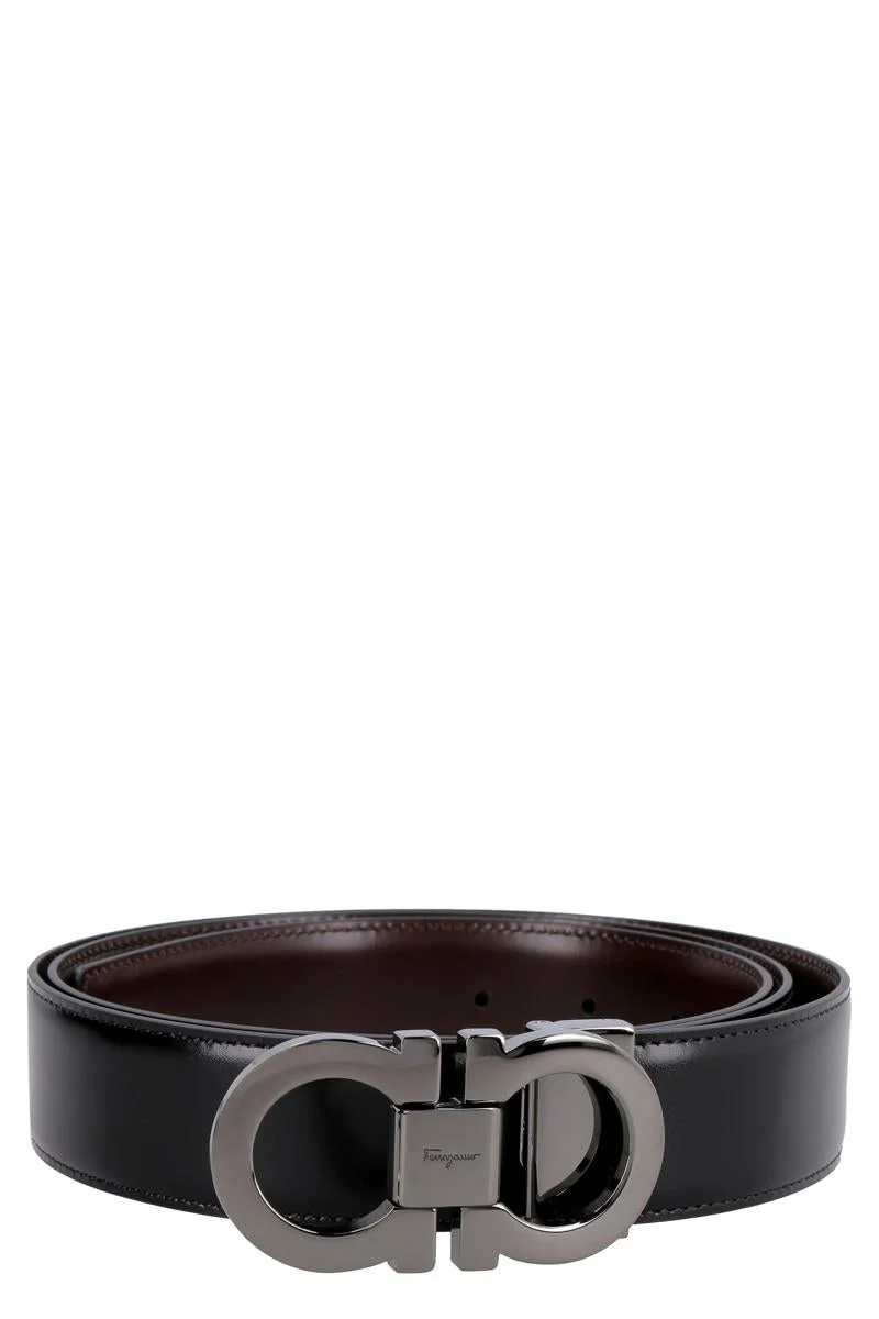 Salvatore Ferragamo Reversible Leather Belt - 1