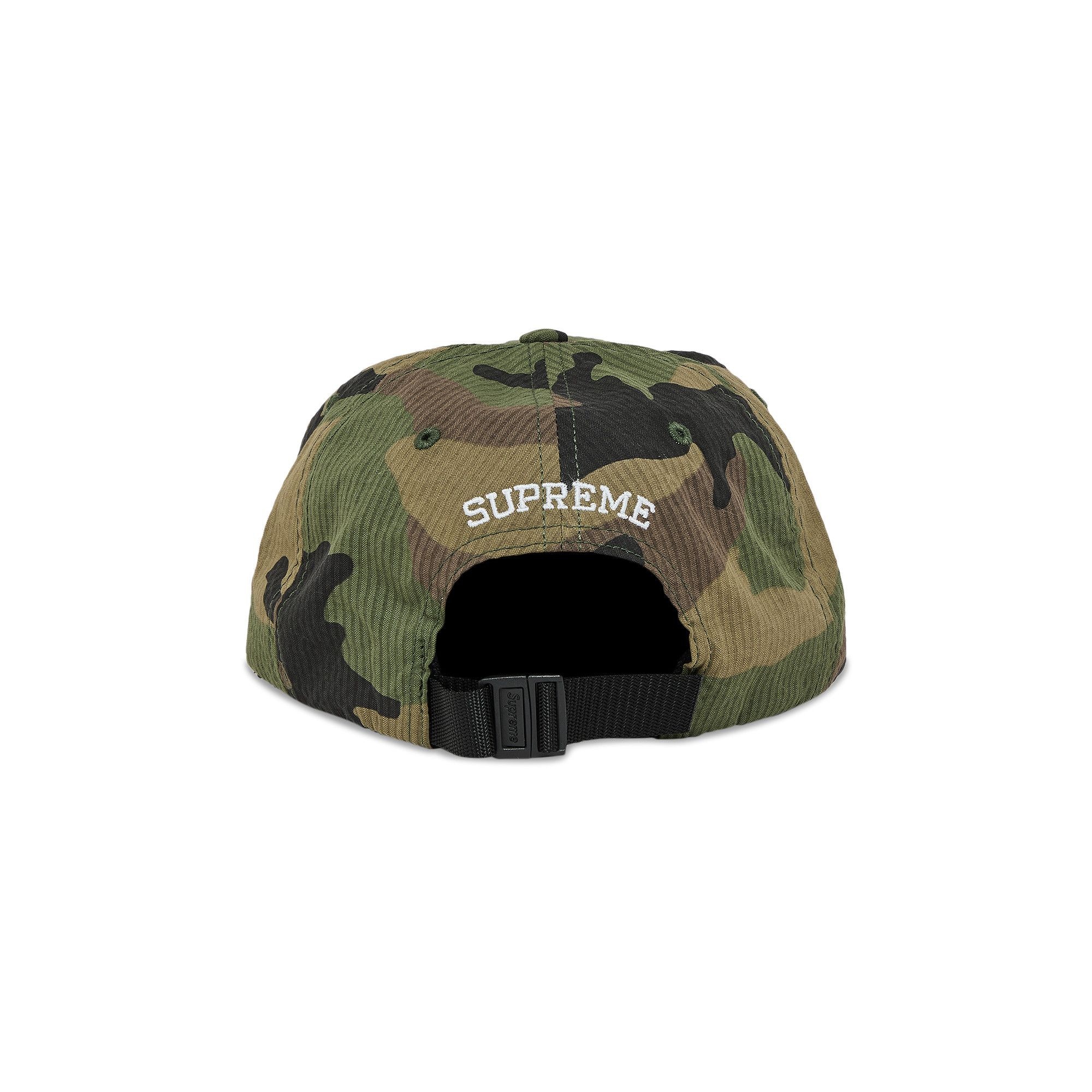 Supreme Seersucker S Logo 6-Panel 'Woodland Camo' - 4