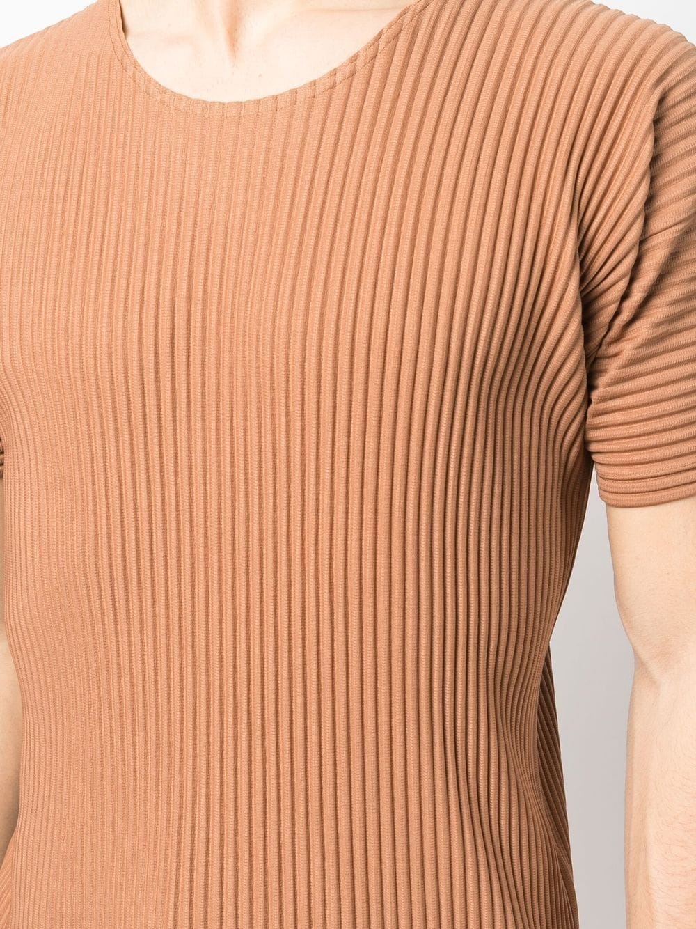 ribbed detail T-shirt - 5