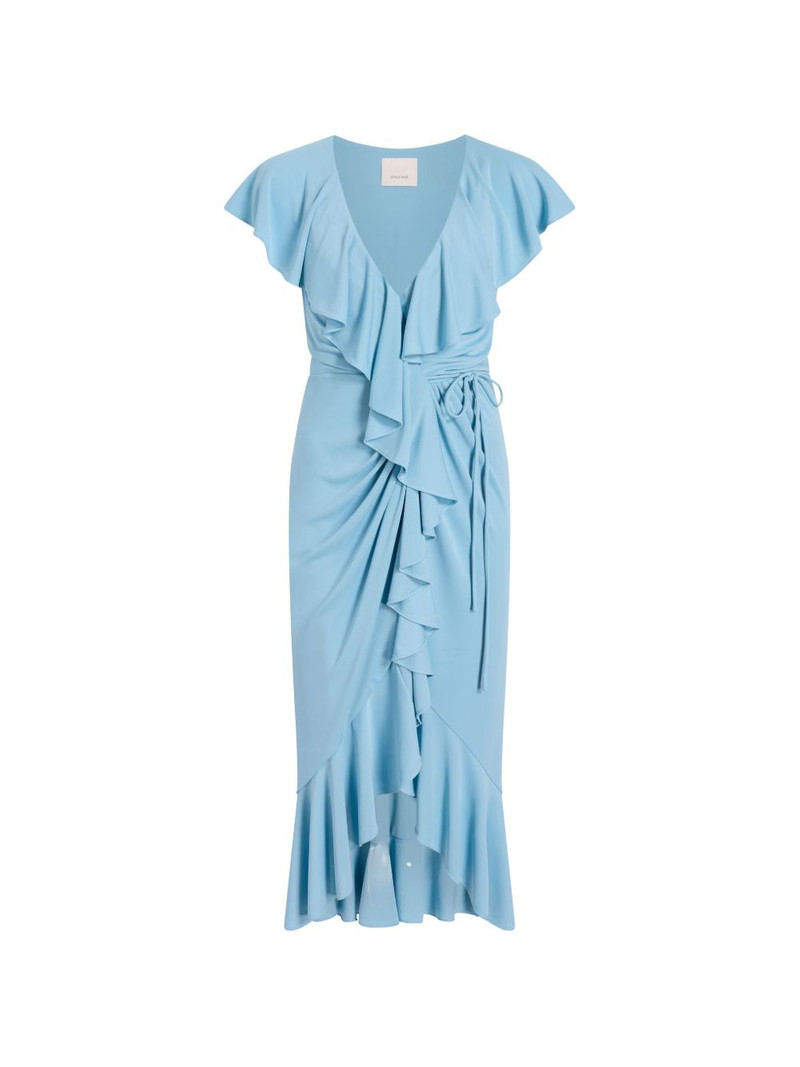 Malak ruffled asymmetric dress 1