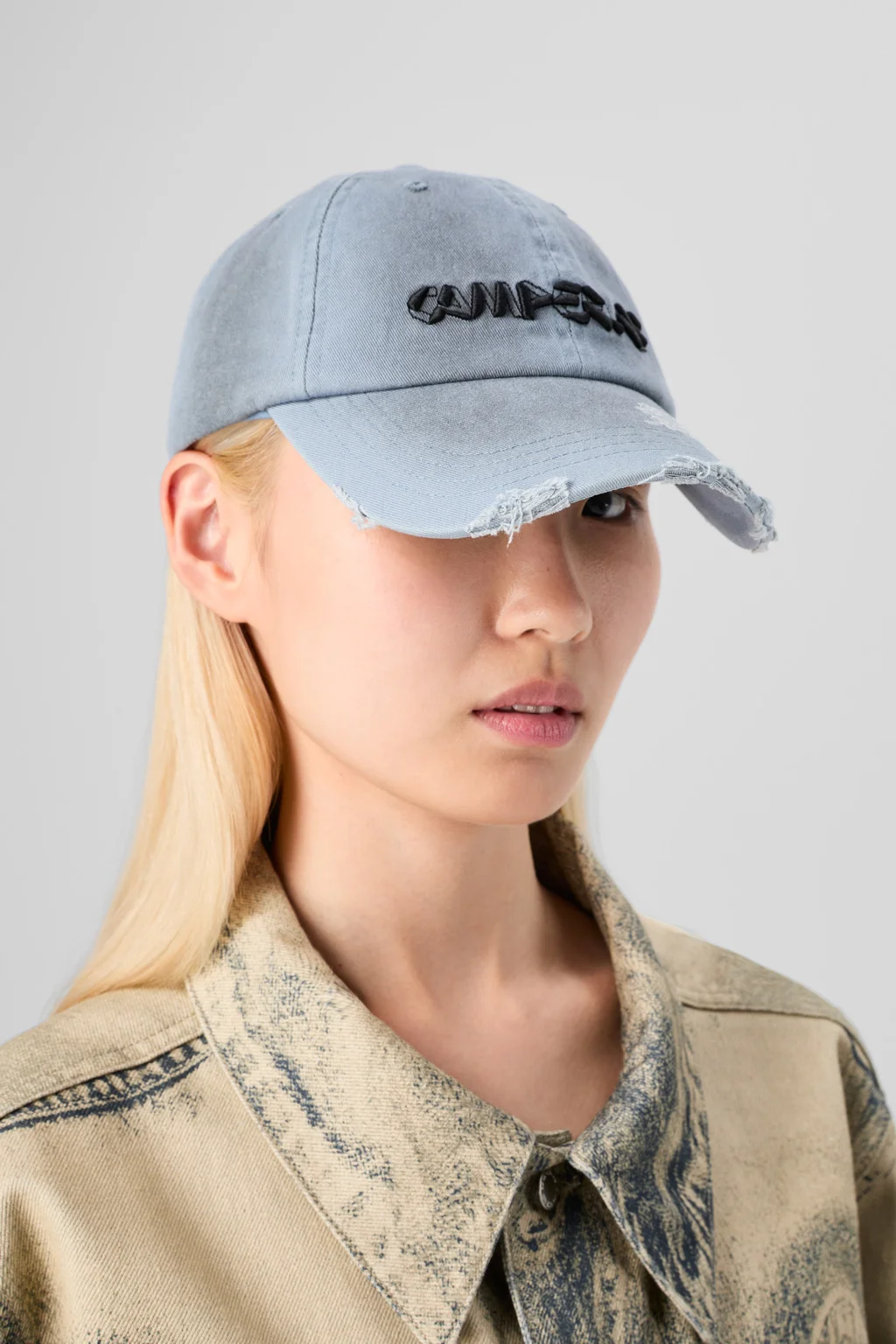 Gray sprayed cap - 1
