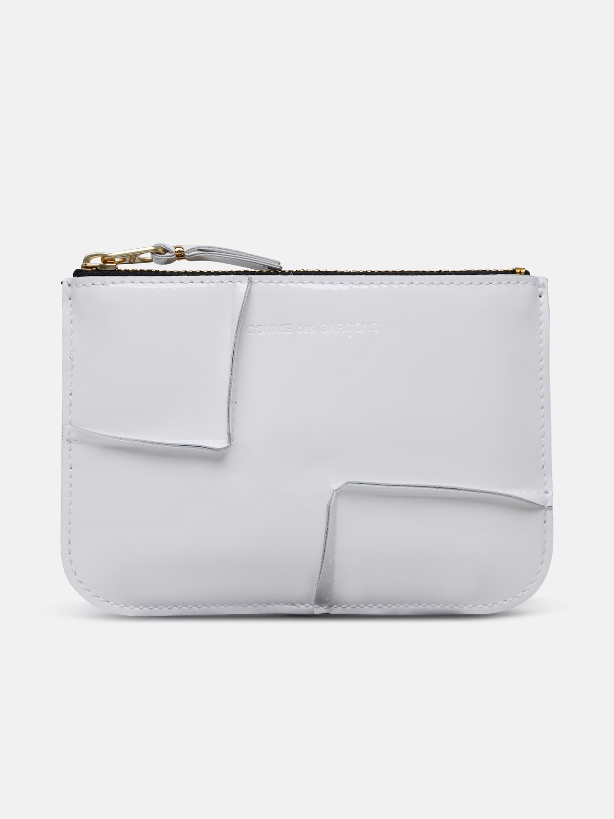 'MEDLEY' WHITE LEATHER CARD HOLDER - 1