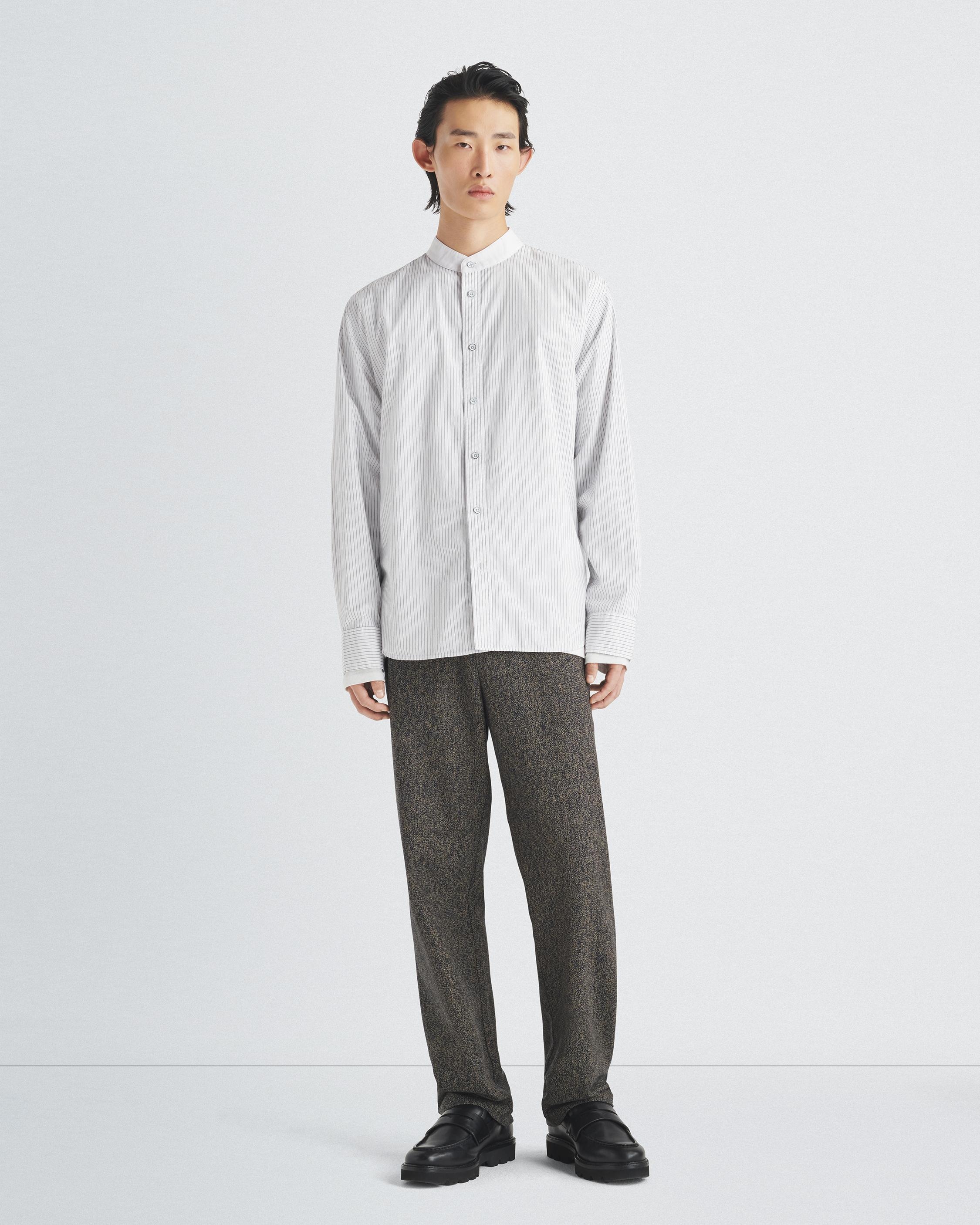 Landon Cotton Poplin Shirt
Relaxed Fit Button Down - 3