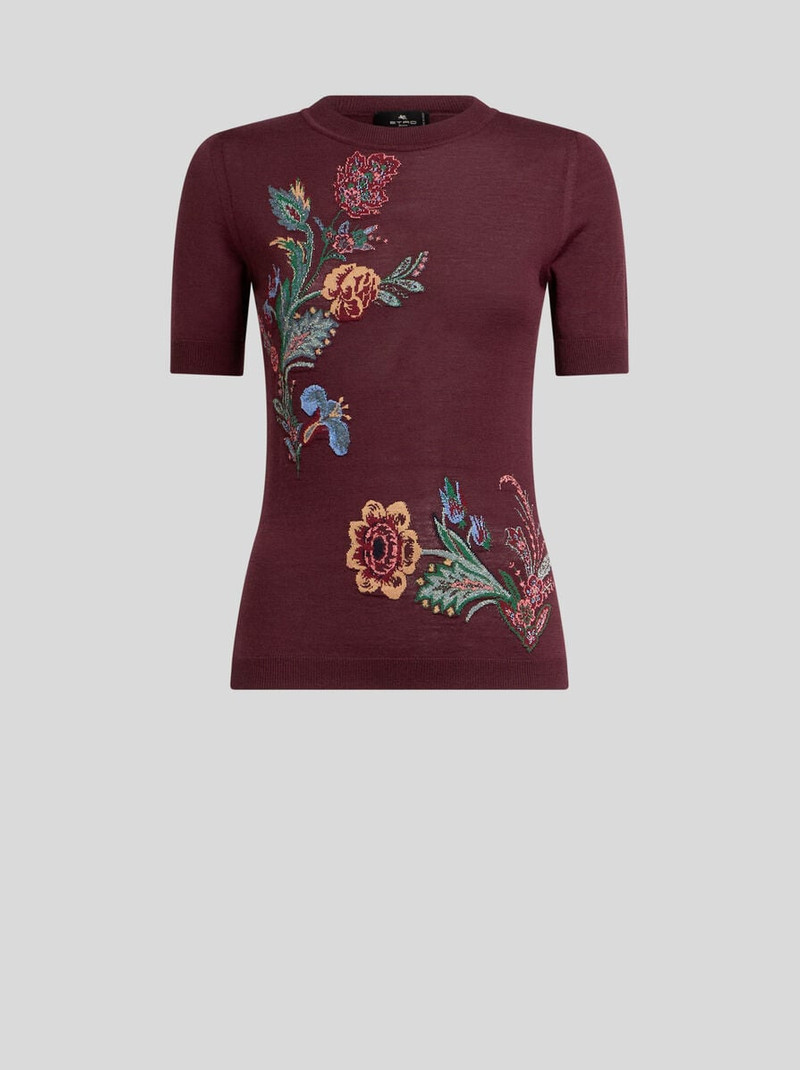 WOOL-BLEND JACQUARD SWEATER 1