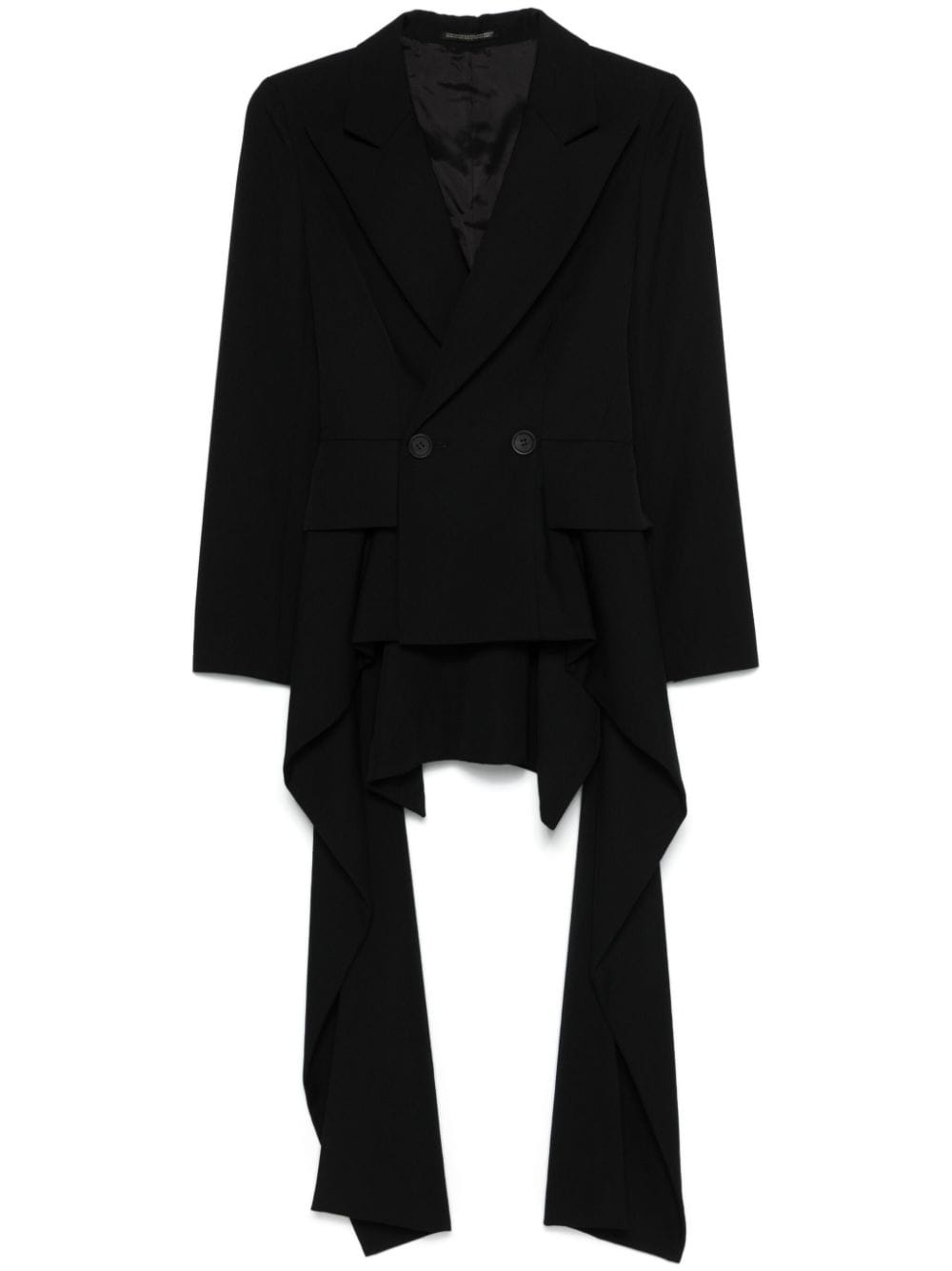 draped blazer - 1