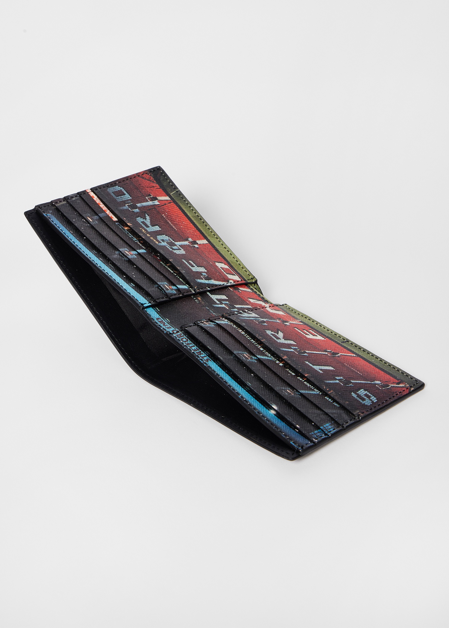 Paul Smith for Manchester United - 'Stretford End' Leather Billfold Wallet - 4