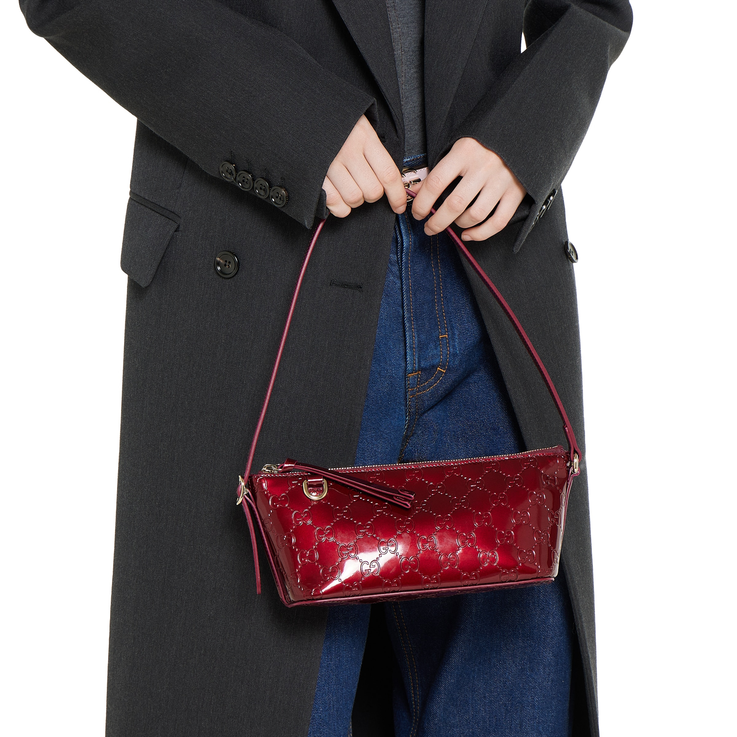 GG Emblem small shoulder bag - 4