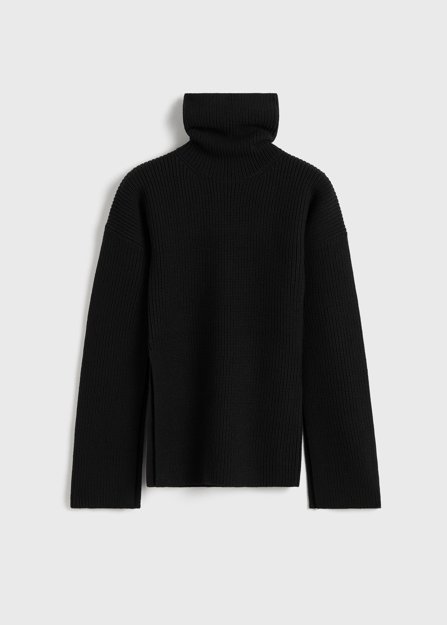 Slit sleeve knit black - 1