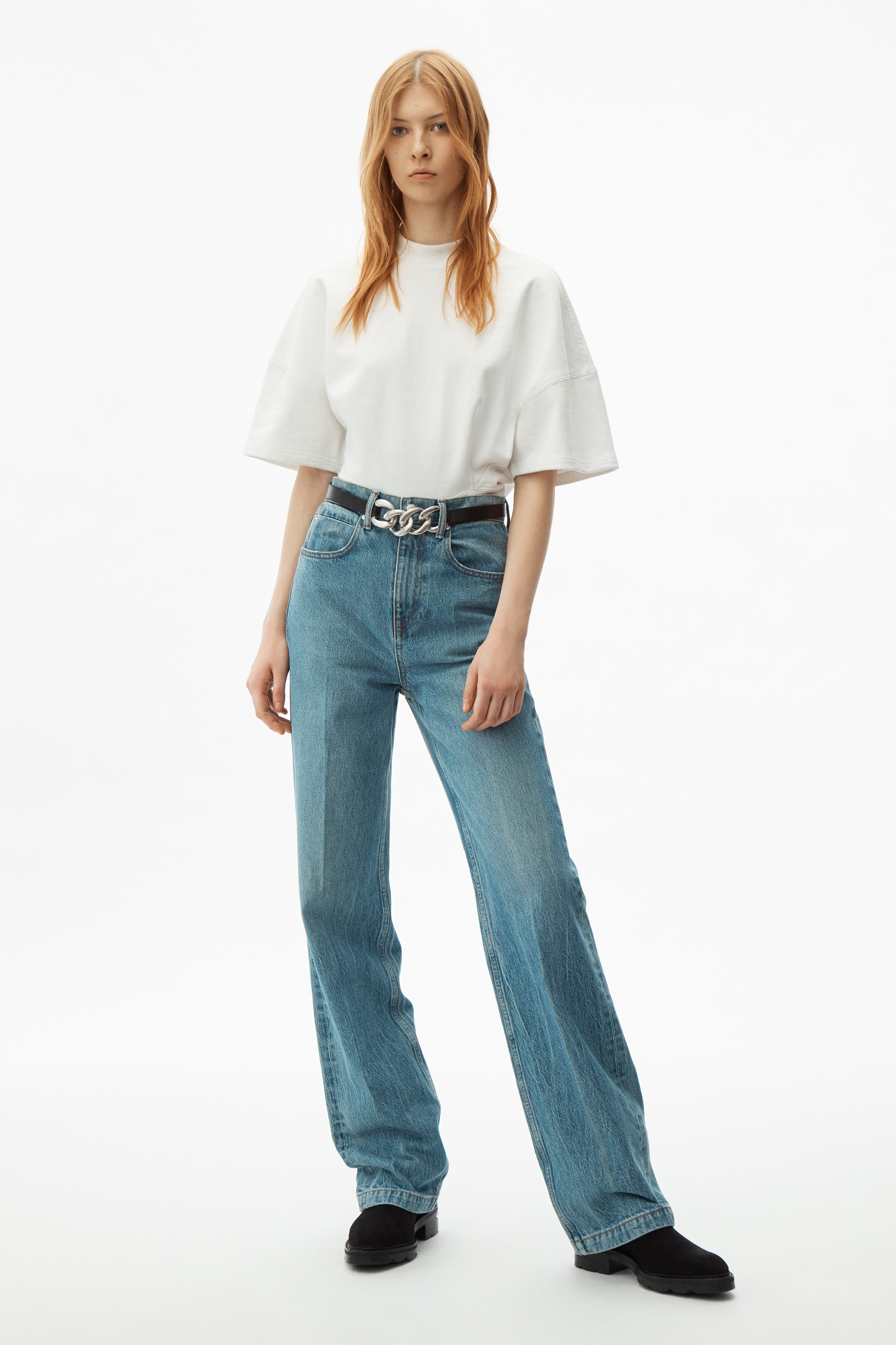 HIGH WAIST TROUSER JEAN - 2