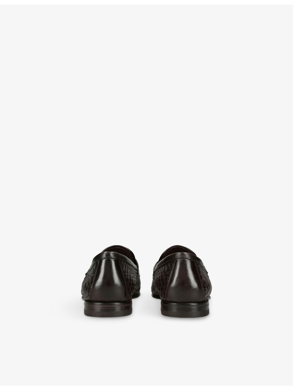 Carlos Weave Leather Penny Loafers - 4