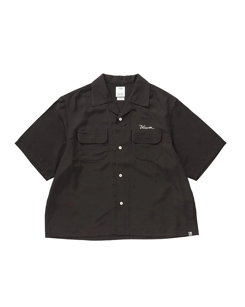 KEESEY SHIRT S/S CHARCOAL - 1