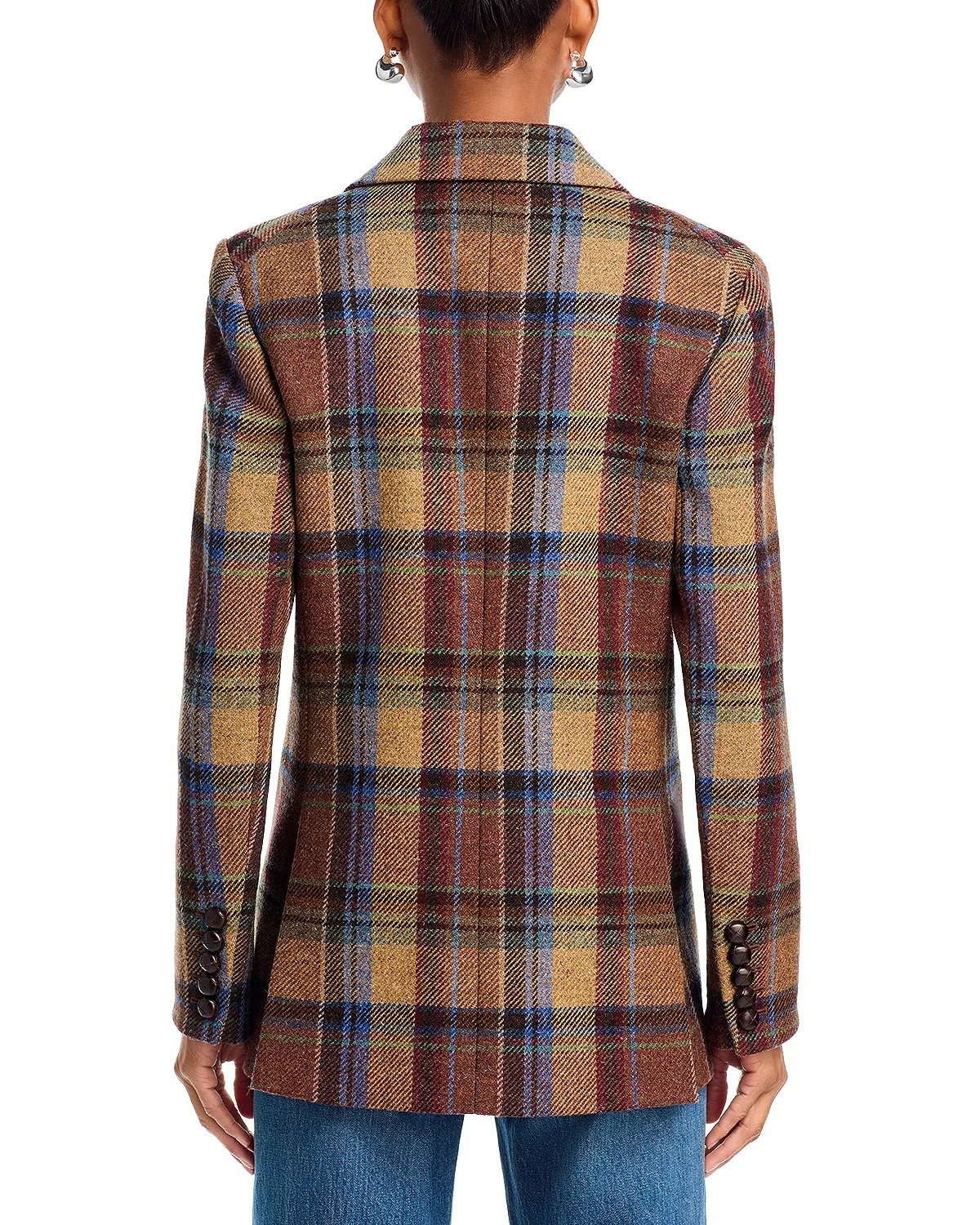 Oria Dickey Plaid Jacket - 3