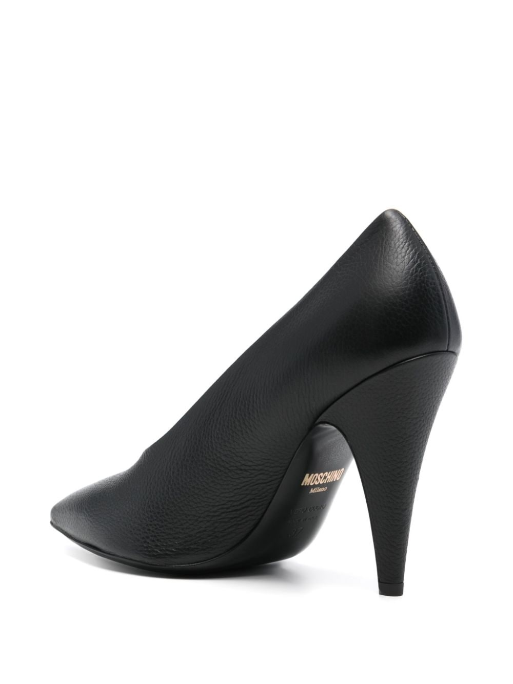 100mm leather pumps - 3