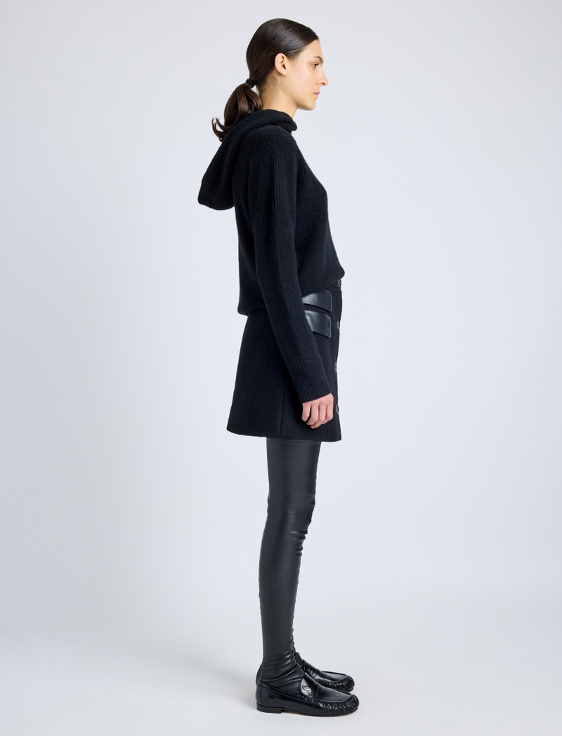 Mei Skirt in Boiled Wool Jersey 3