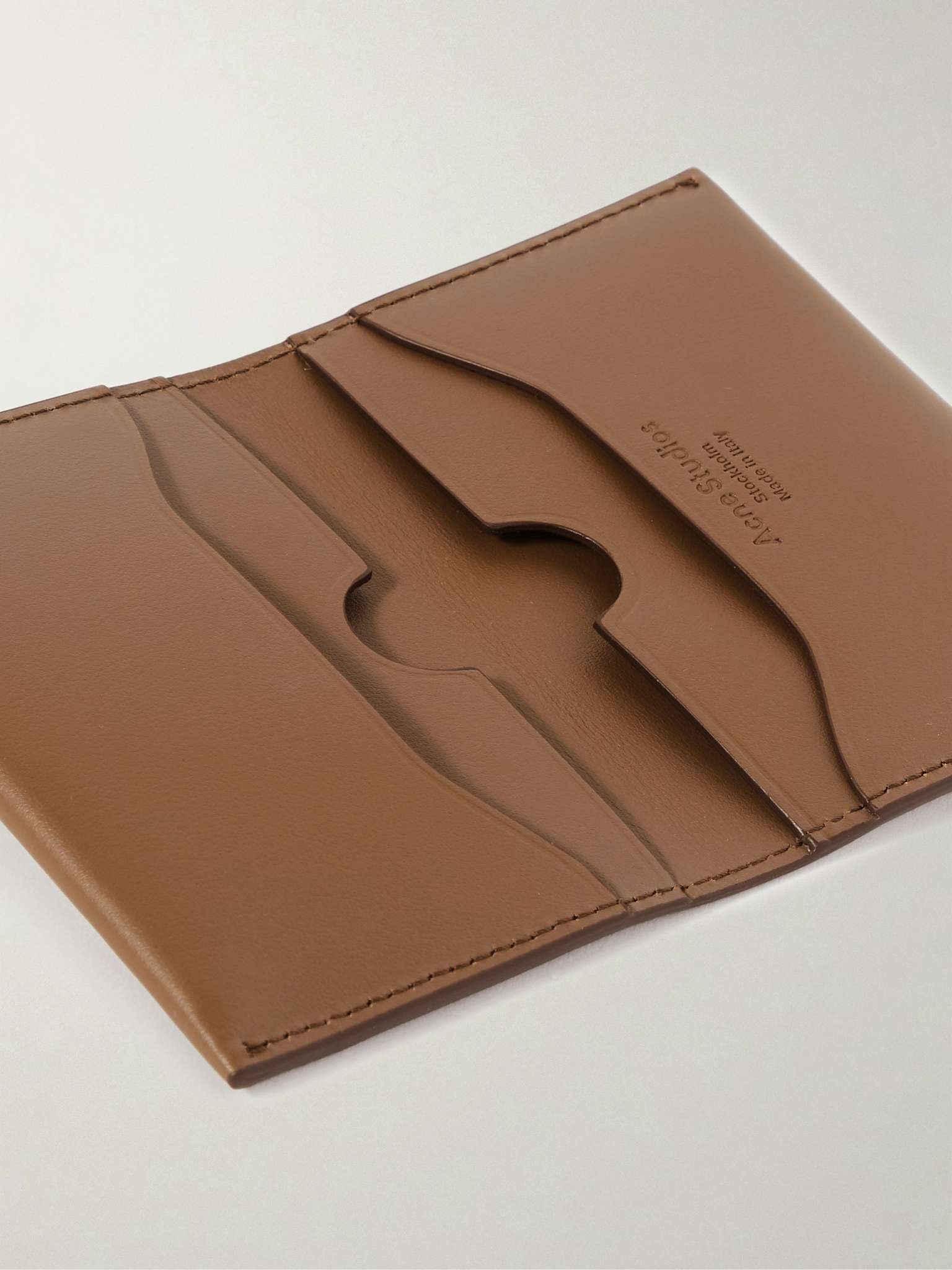 Logo-Print Leather Bifold Wallet - 2
