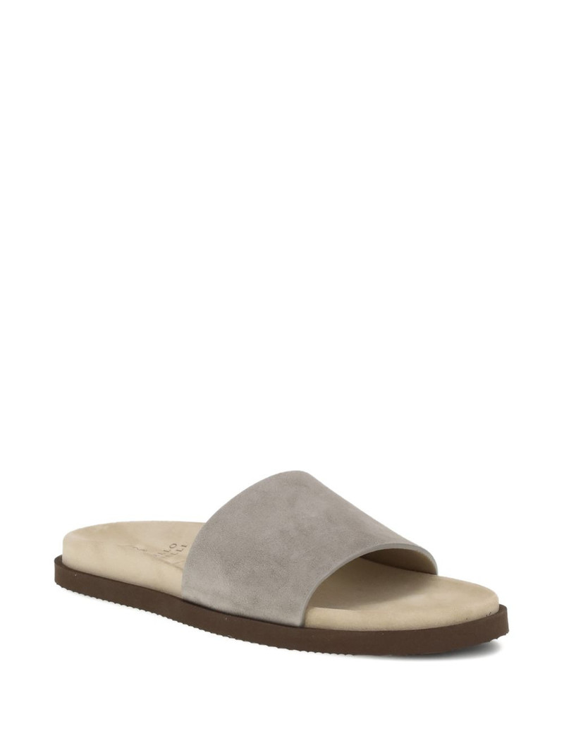 Brunello Cucinelli open-toe round-toe sandals outlook