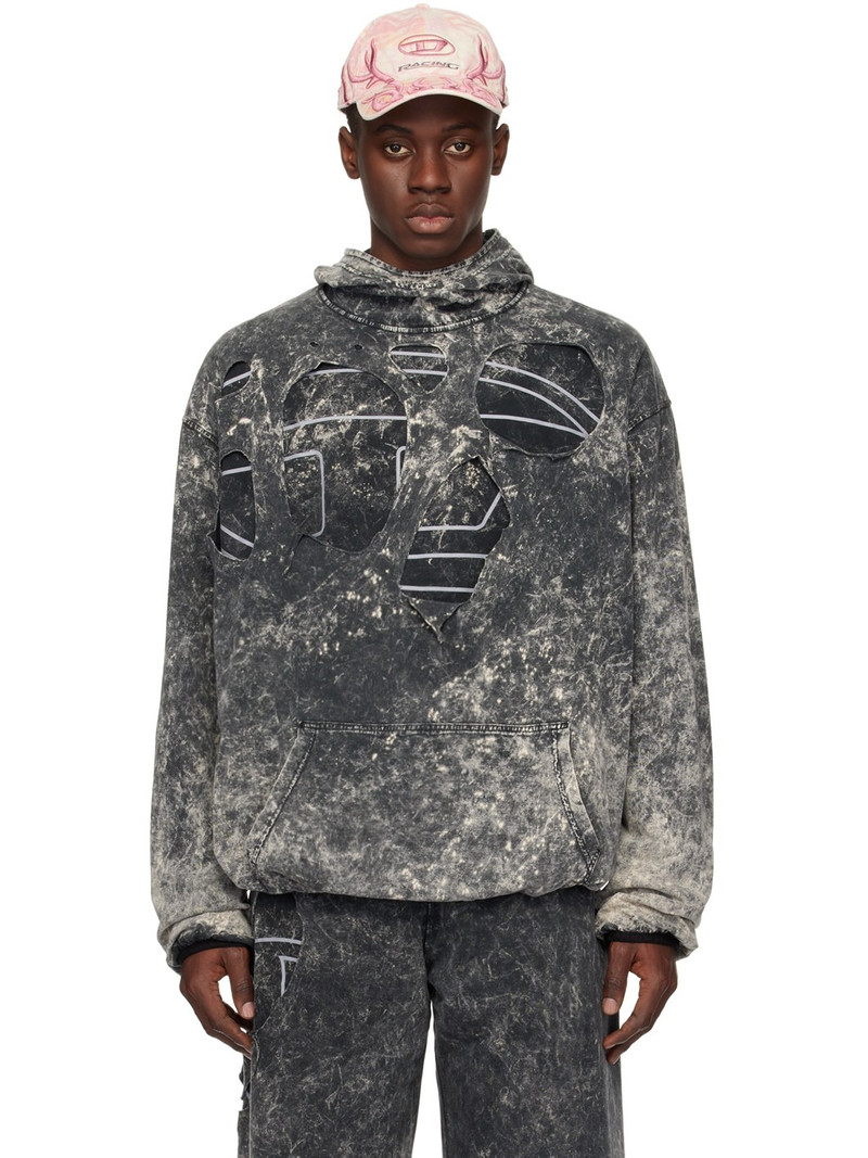 Black S-Mar-Peeloval Hoodie - 1