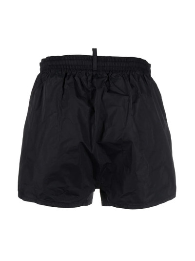 DSQUARED2 logo-print drawstring-waist swim shorts outlook