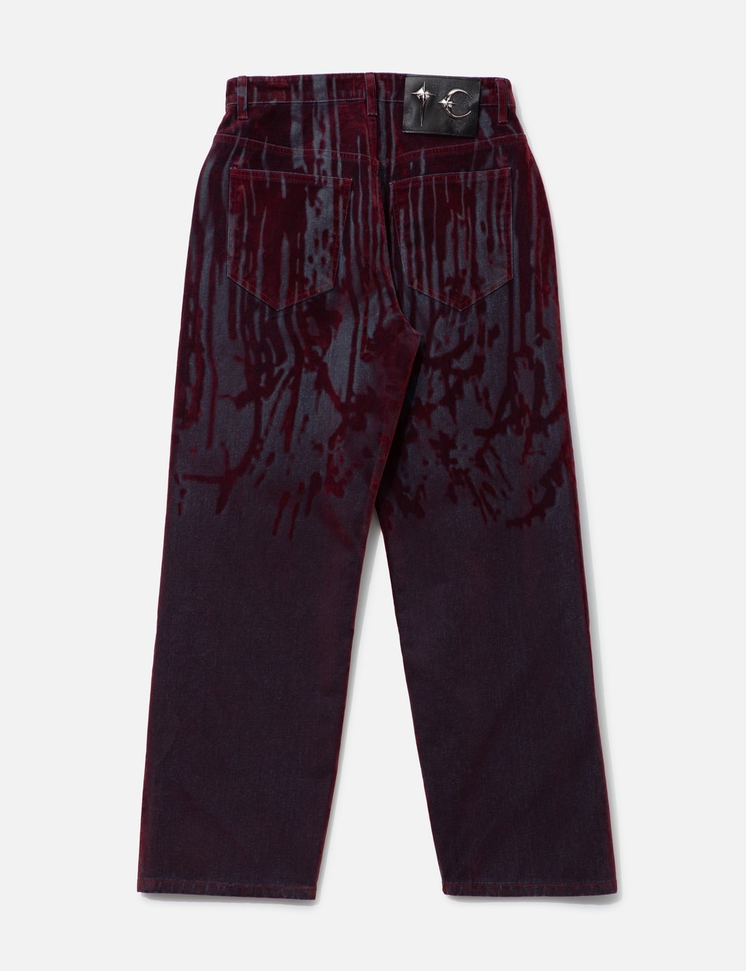 Thug Club BLOOD LAZERED DENIM PANTS | REVERSIBLE