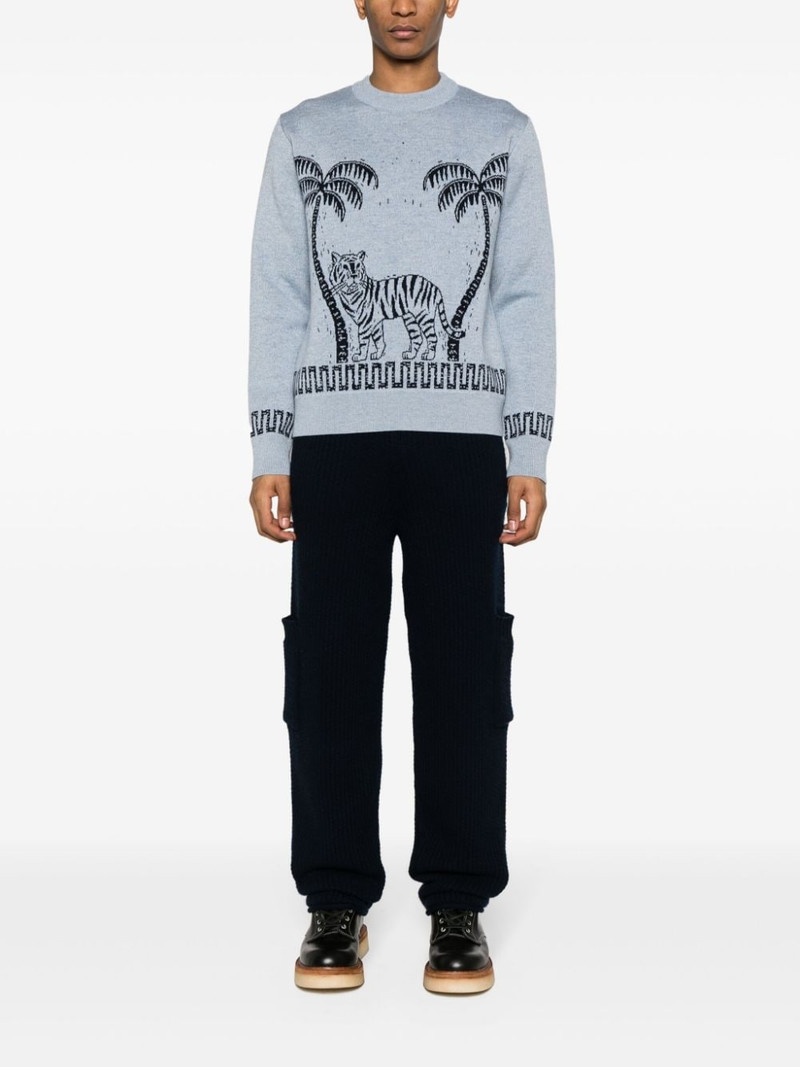 Alanui Wood Block patterned-jacquard jumper outlook