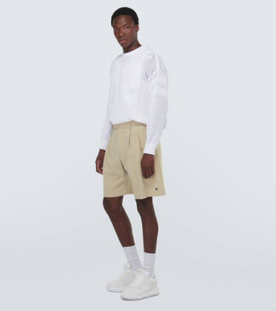 AMIRI Wool-blend Bermuda shorts outlook