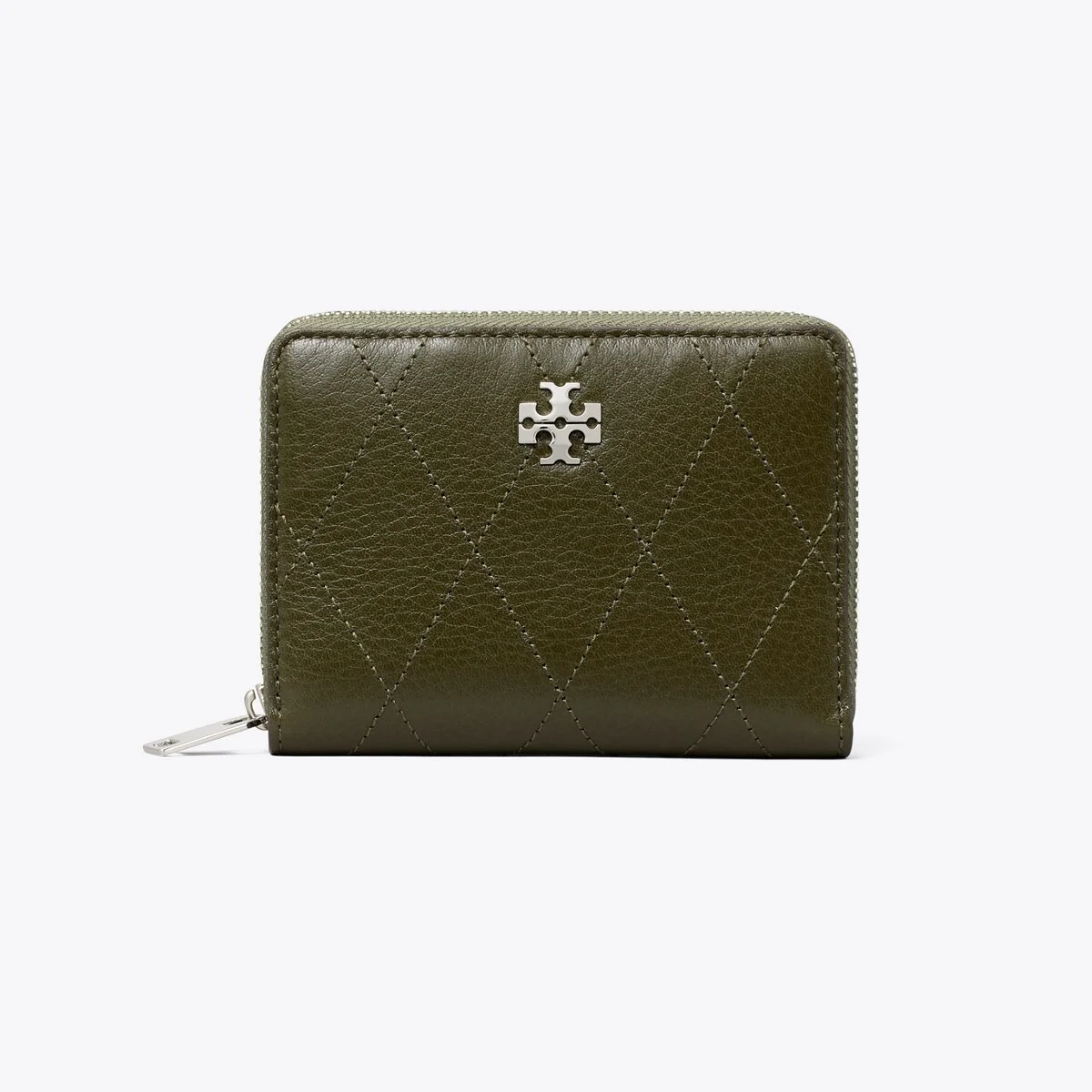 Small Charlie Quilted Zip-Around Wallet - 1