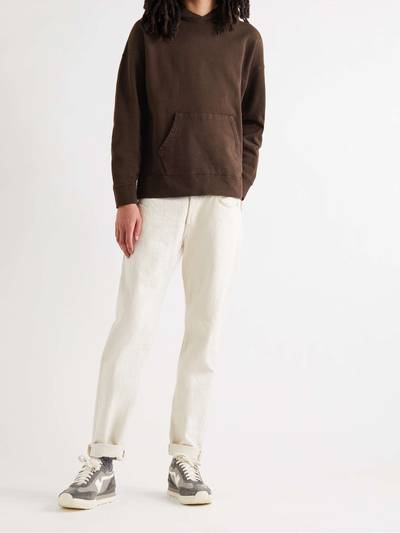 visvim Jumbo Garment-Dyed Loopback Cotton-Jersey Hoodie outlook