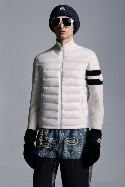 Moncler Wool And Nylon Cardigan outlook