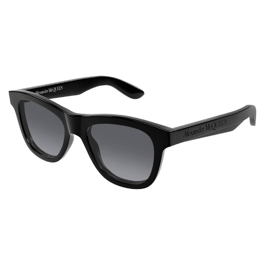 Alexander McQueen Grey Gradient Square Men's Sunglasses AM0421S 001 54 - 2