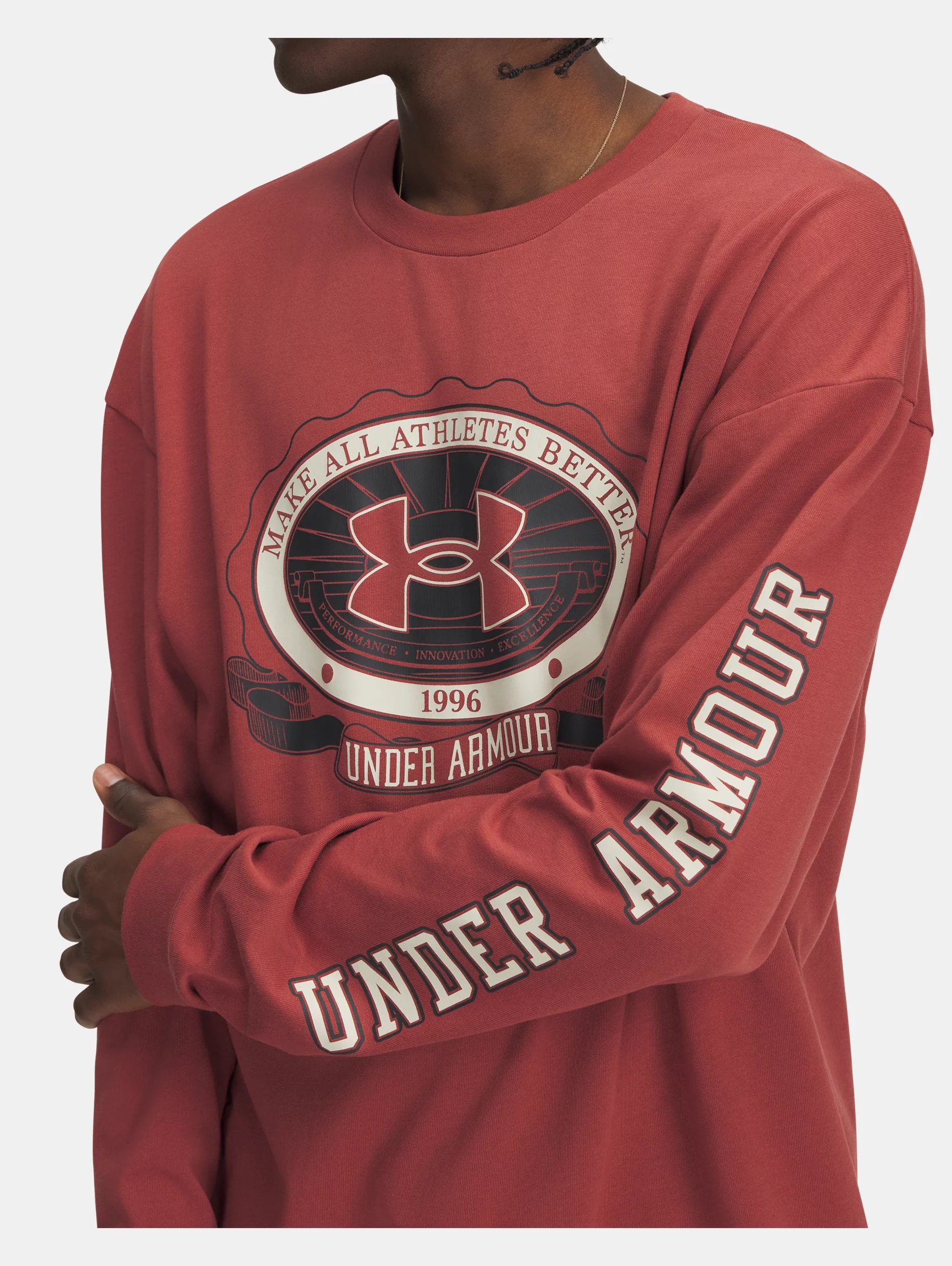Men's UA Heavyweight Crest Logo Long Sleeve - 3