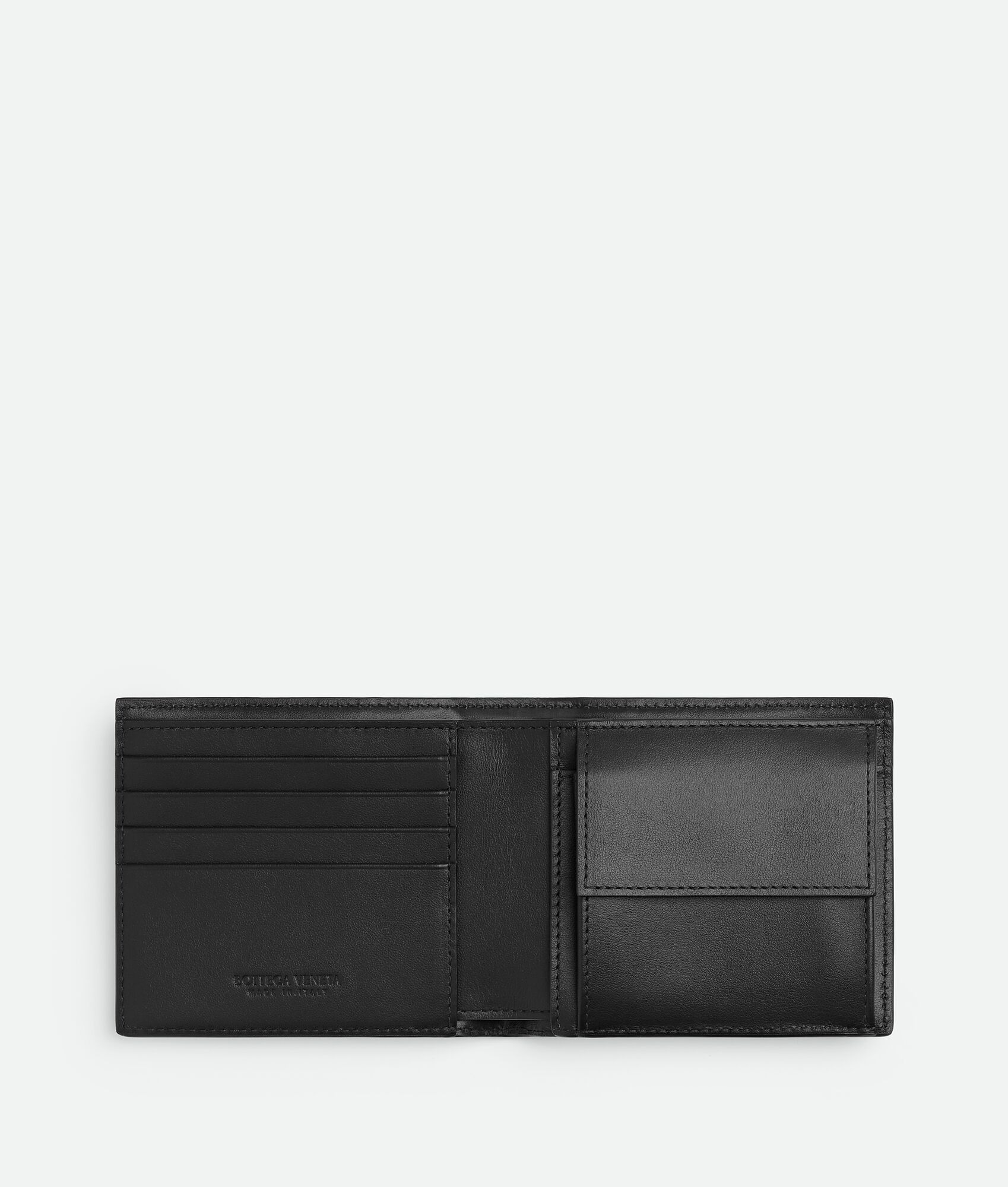 Intrecciato Bi-Fold Wallet With Coin Purse - 2