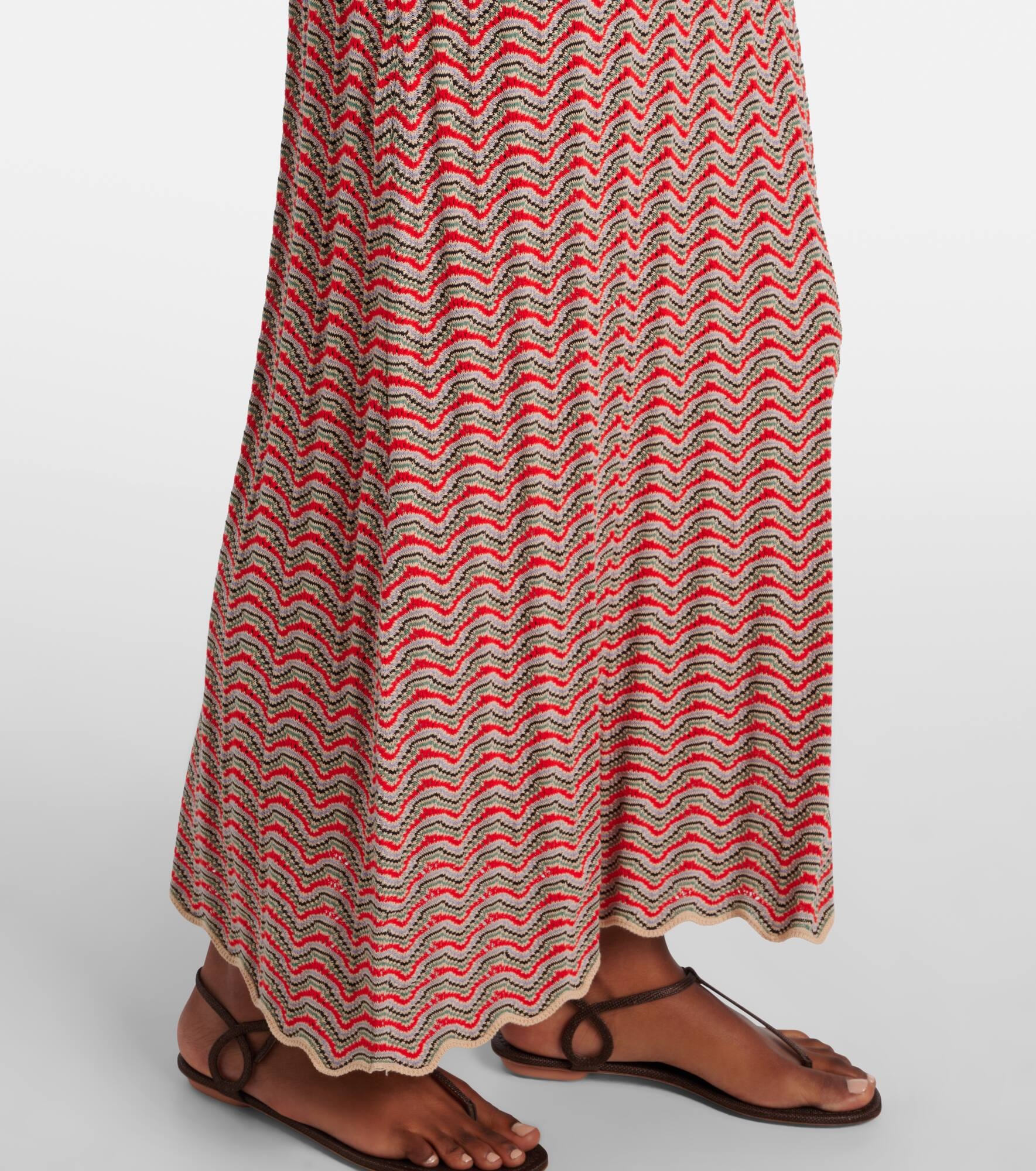 Bondi open-knit cotton maxi dress - 5