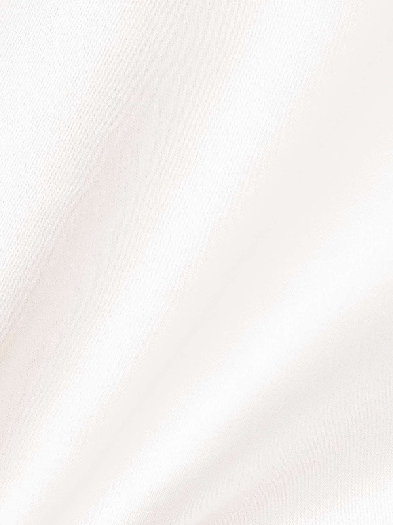 Silk-satin mini skirt Ivory - 4