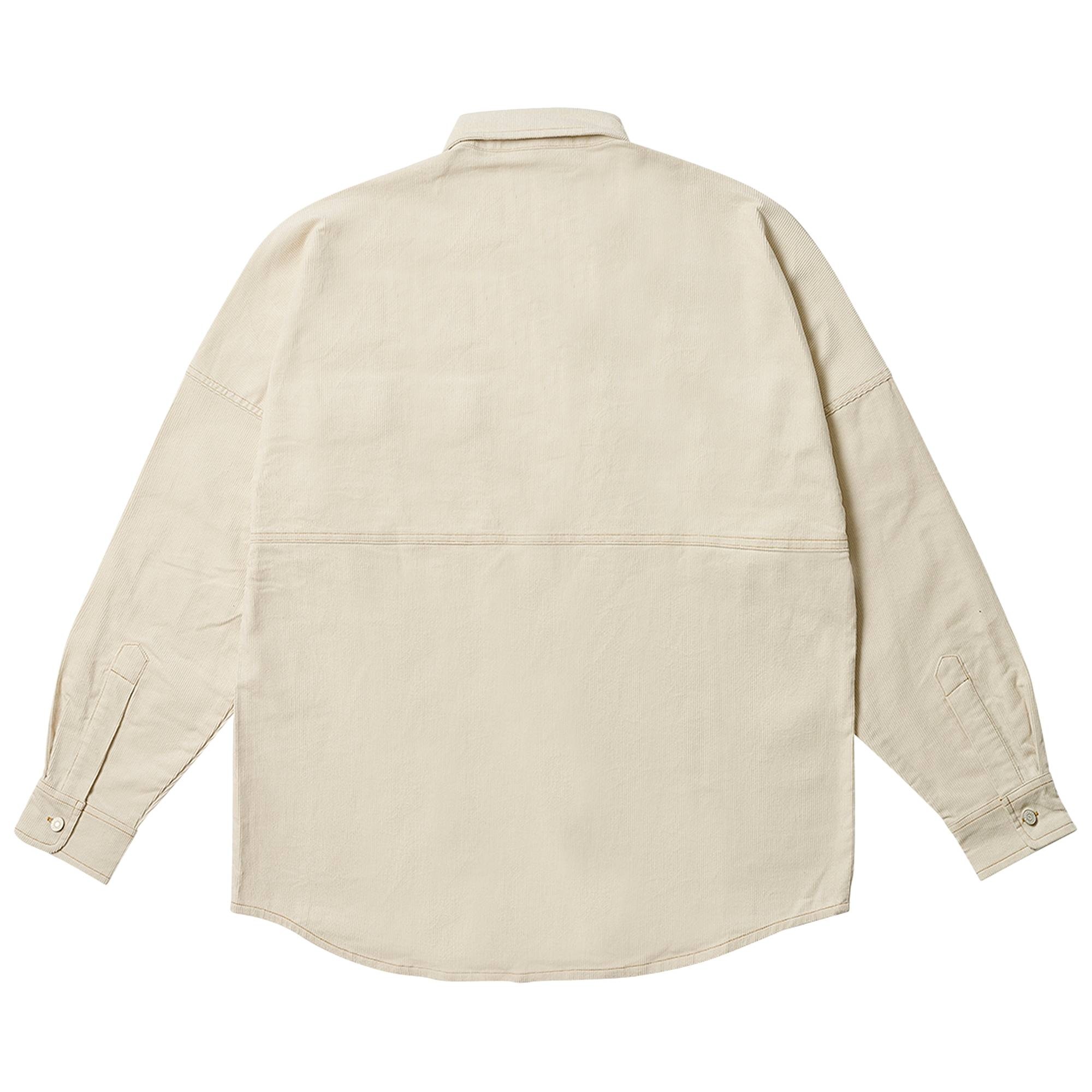 Palace Drop Shoulder Cord Shirt 'Soft White' - 2