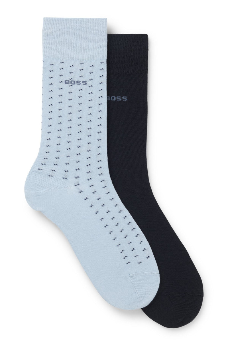 TWO-PACK OF REGULAR-LENGTH COTTON-BLEND SOCKS 1
