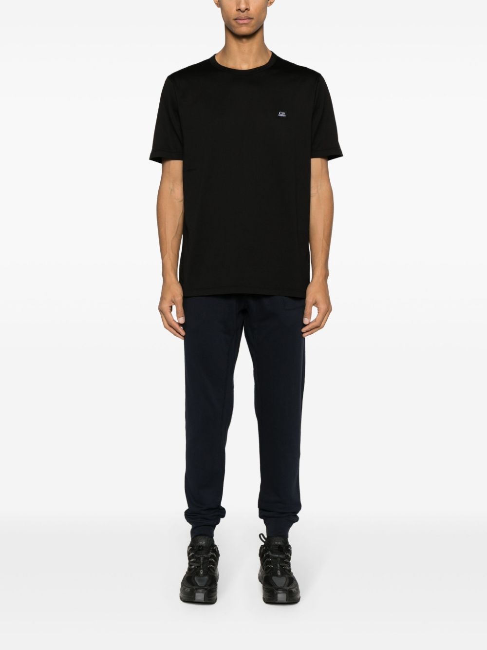logo-patch cotton T-shirt - 2