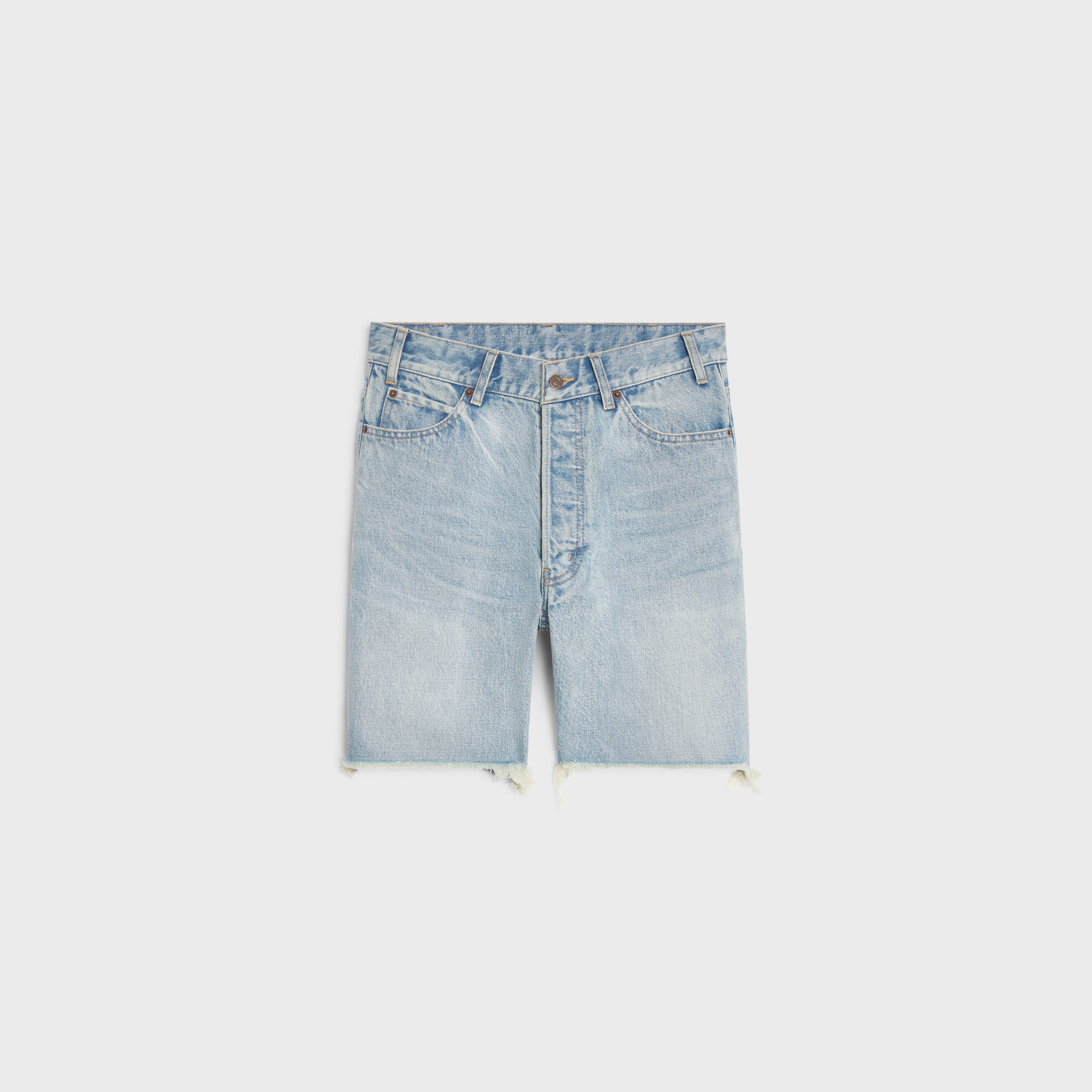 wesley shorts in horizon wash denim - 1