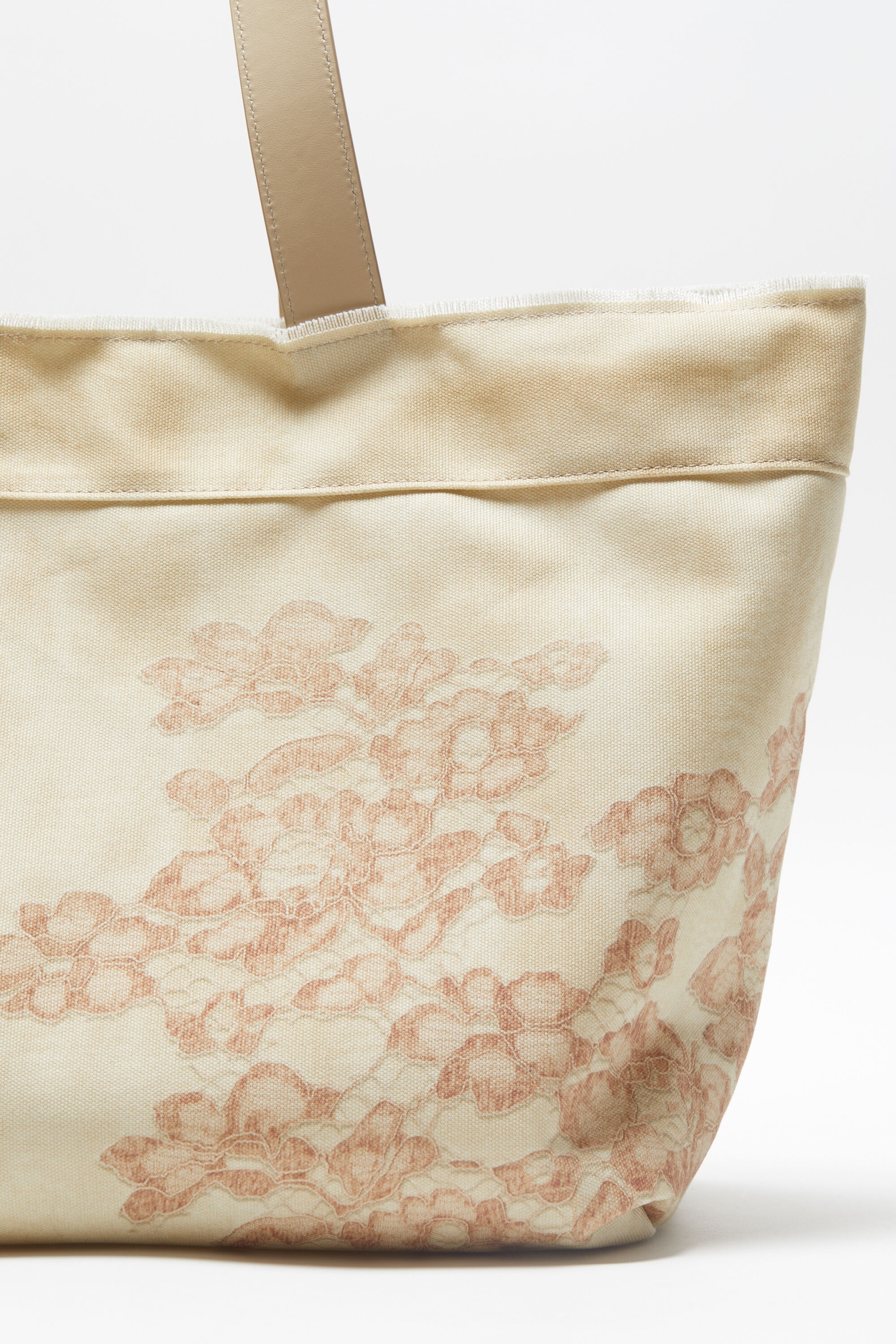 Printed tote bag - Oat beige - 5