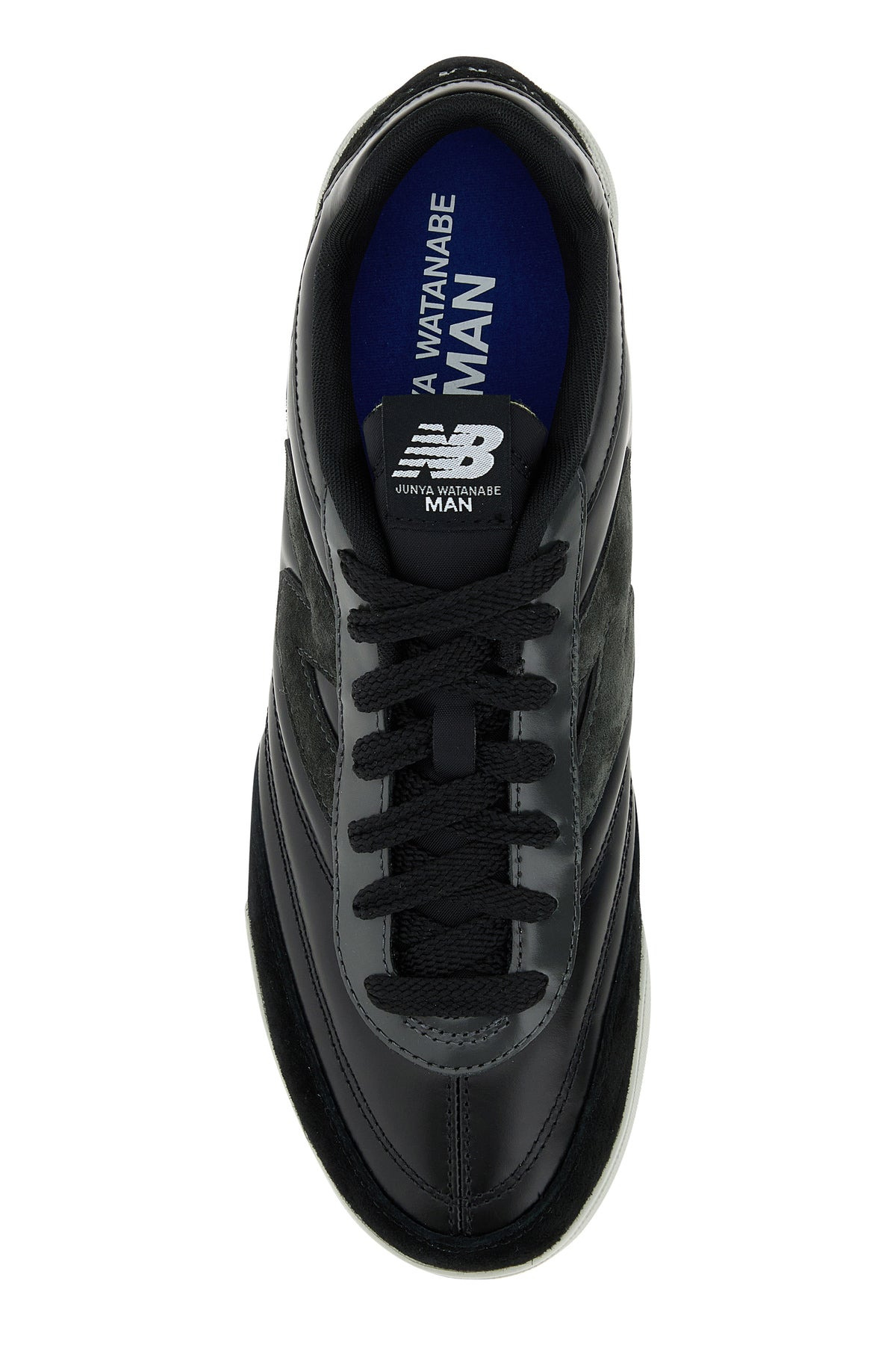Black leather Junya Watanabe X New Balance sneakers - 4