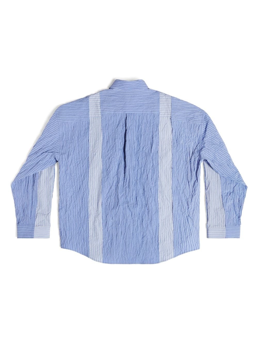 oversized striped cotton shirt - 6